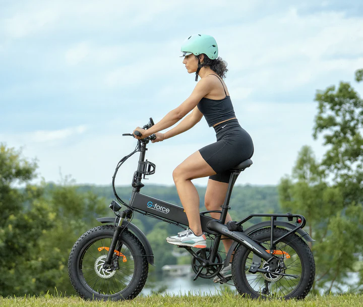 xe đạp điện g-force t42 thể thao địa hình, thiết kế gấp gọn (350w)