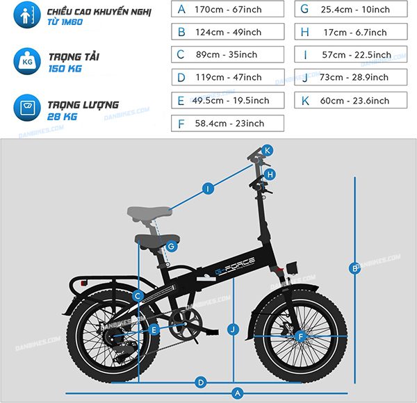 xe đạp điện gấp gọn thể thao g force t42
