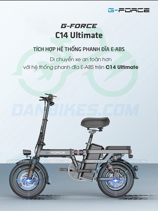 xe đạp điện gấp gọn g-force c14 ultimate