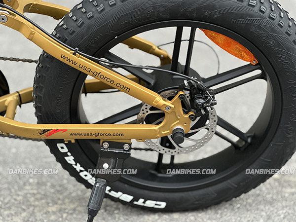 xe đạp điện g-force t41 thể thao địa hình, thiết kế gấp gọn