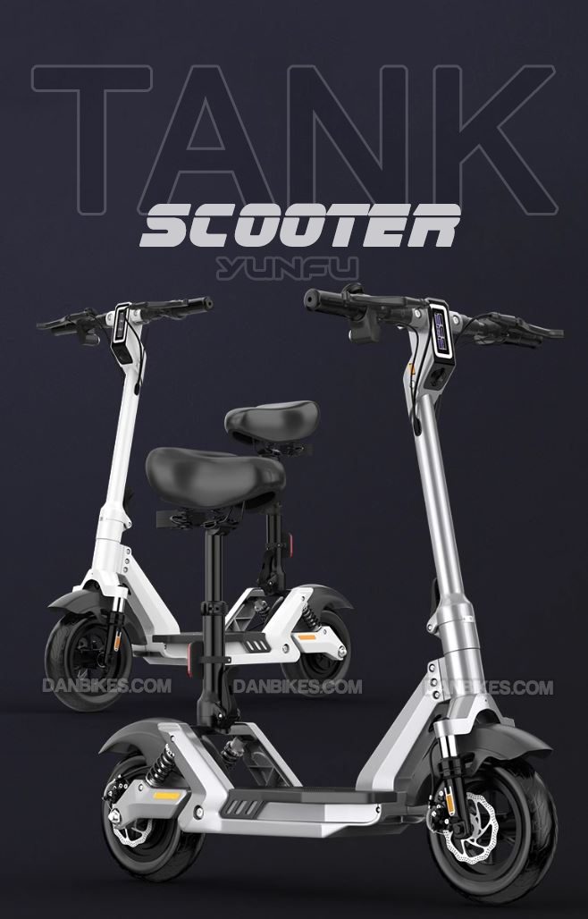 xe điện gấp gọn e-scooter tank yunfu