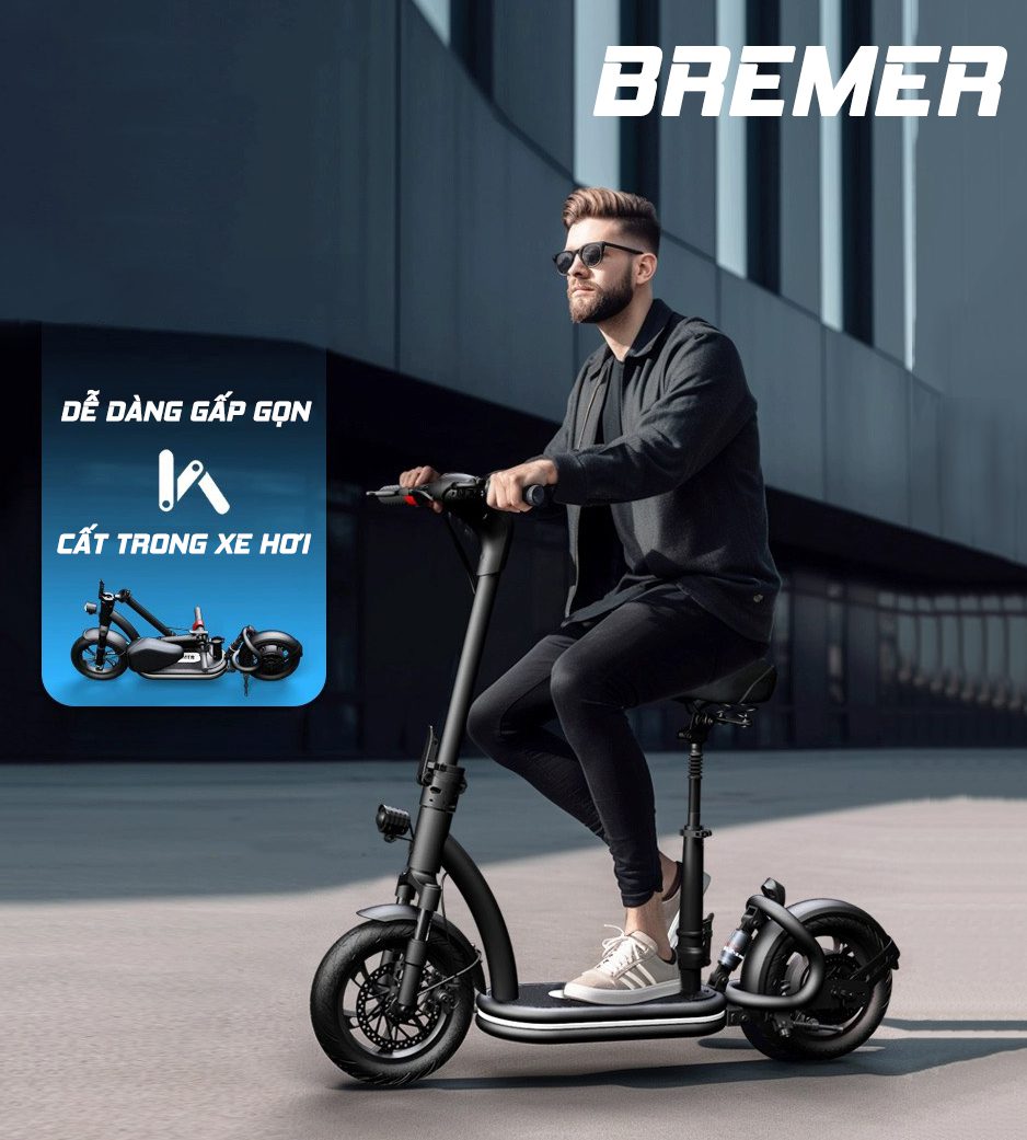 xe scooter điện bremer s12