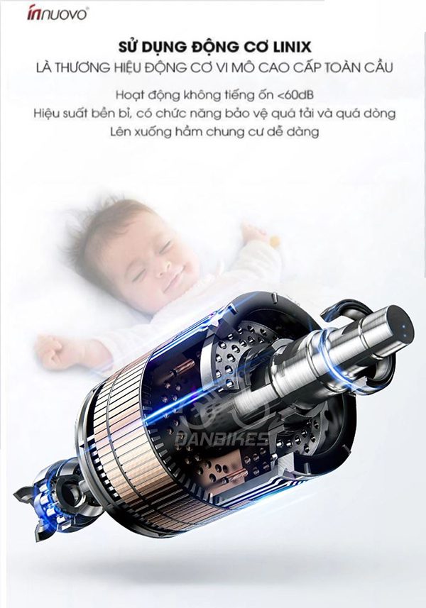 Xe Lăn Điện Innuovo N5519 Siêu Nhẹ Gấp Gọn Thông Minh Dành Cho Người Già 15 10 1