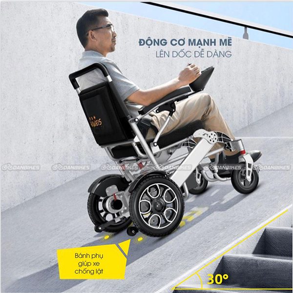 Xe Lăn Điện Thông Minh Huweishen Hws488 | Xe Điện Người Già An Toàn, Bền Bỉ Có Thể Gấp Gọn, Điều Khiển Từ Xa, Hàng Chính Hãng 24 13