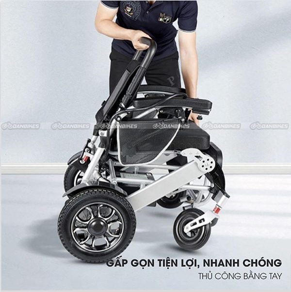 Xe Lăn Điện Thông Minh Huweishen Hws488 | Xe Điện Người Già An Toàn, Bền Bỉ Có Thể Gấp Gọn, Điều Khiển Từ Xa, Hàng Chính Hãng 12 19