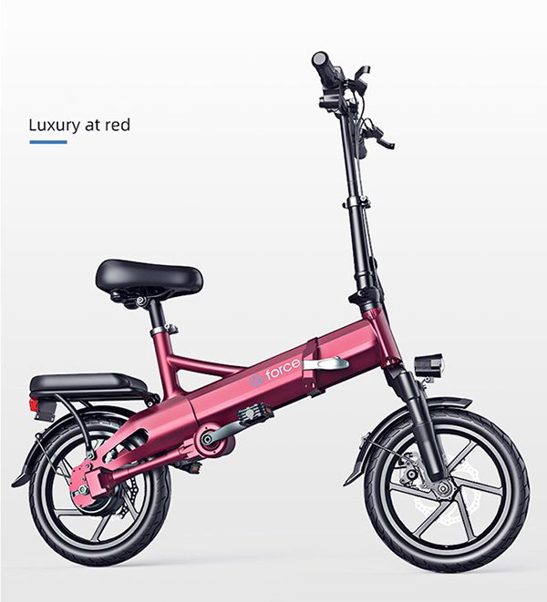 XE ĐẠP ĐIỆN GẤP GỌN G-FORCE G14 TRUYỀN ĐỘNG TRỤC (KHÔNG XÍCH) BẢN ĐẦY ĐỦ CÓ XI NHAN 12 XE ĐẠP ĐIỆN GẤP GỌN G FORCE G14 RED