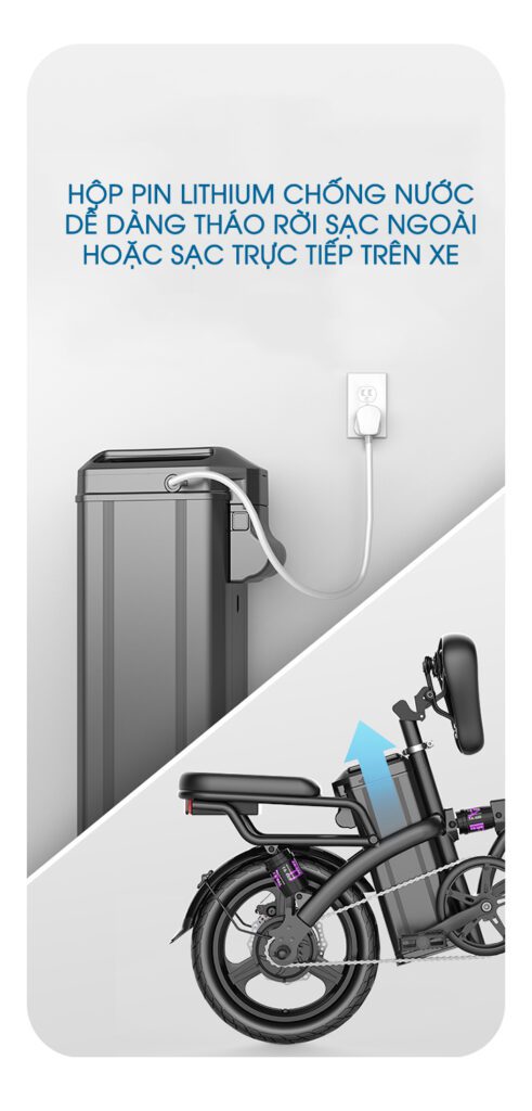 XE ĐẠP ĐIỆN GẤP GỌN G FORCE C14 PLUS