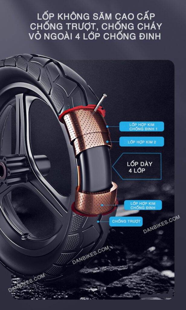 XE ĐẠP ĐIỆN GẤP GỌN G FORCE D14 19 LỐP KHÔNG SĂM 14 INCH TRÊN XE ĐẠP ĐIỆN G-FORCE D14