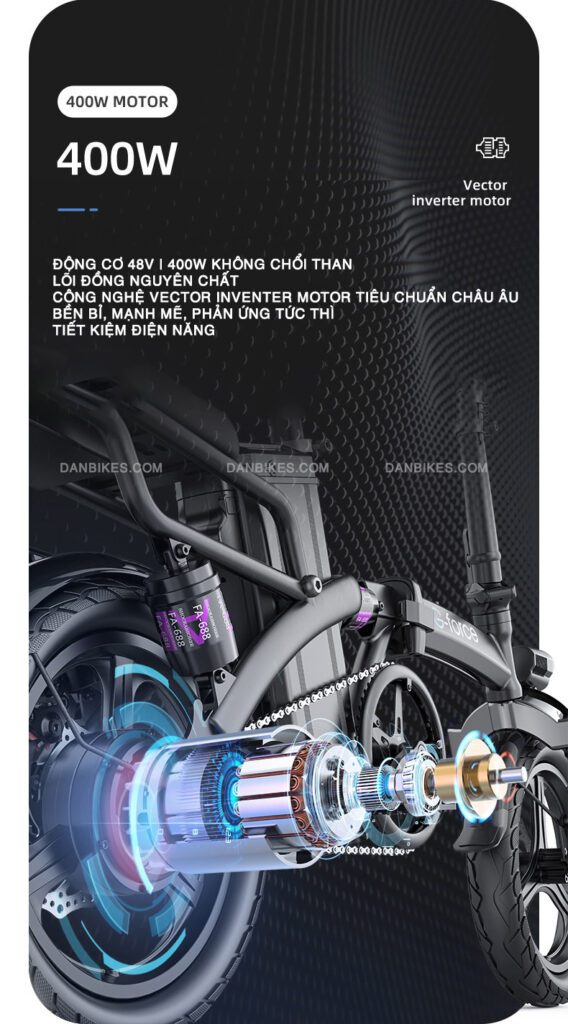 XE ĐẠP ĐIỆN GẤP GỌN G-FORCE C14 ULTIMATE