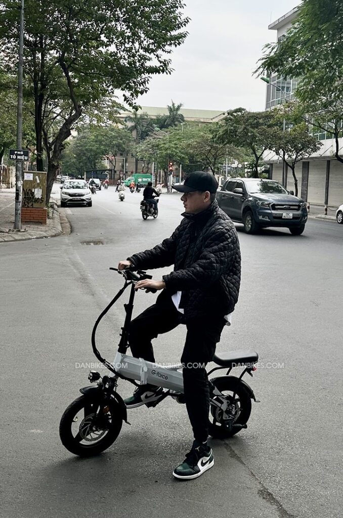 XE ĐẠP ĐIỆN GẤP GỌN G-FORCE G14 TRUYỀN ĐỘNG TRỤC (KHÔNG XÍCH) BẢN ĐẦY ĐỦ CÓ XI NHAN 8 XE ĐẠP ĐIỆN G FORCE G14