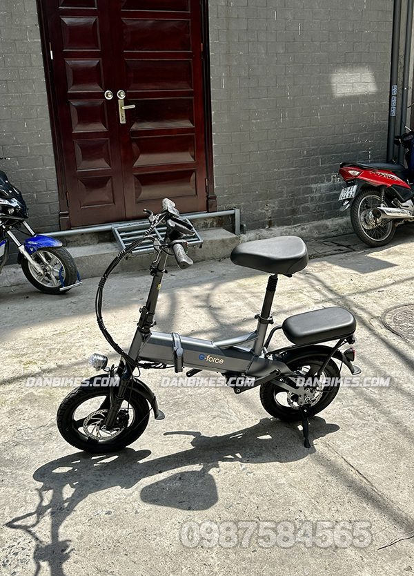 XE ĐẠP ĐIỆN GẤP GỌN G-FORCE G14 TRUYỀN ĐỘNG TRỤC (KHÔNG XÍCH) BẢN ĐẦY ĐỦ CÓ XI NHAN 26 XE ĐẠP ĐIỆN GẤP GỌN G FORCE G14 MÀU XÁM