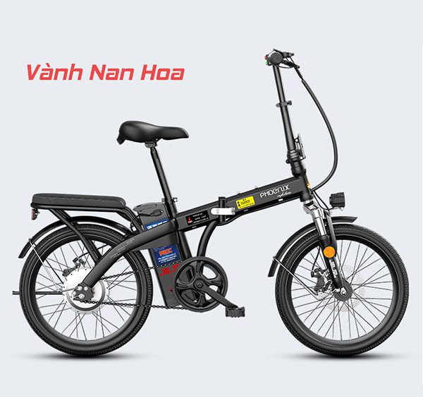 XE ĐẠP ĐIỆN GẤP GỌN PHOENIX R20 VÀNH NAN HOA 6 5424213