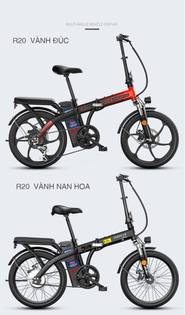 XE ĐẠP ĐIỆN GẤP GỌN PHOENIX R20 