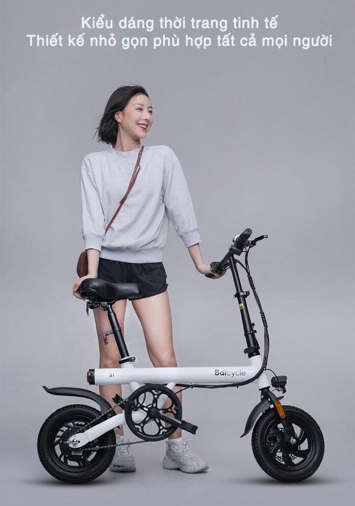Xe đạp điện gấp gọn cao cấp Baicycle S1