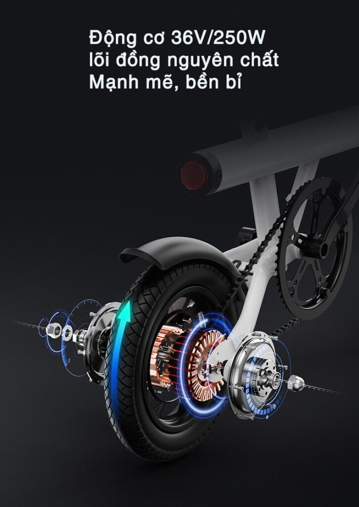 Xe đạp điện gấp gọn cao cấp Baicycle S1