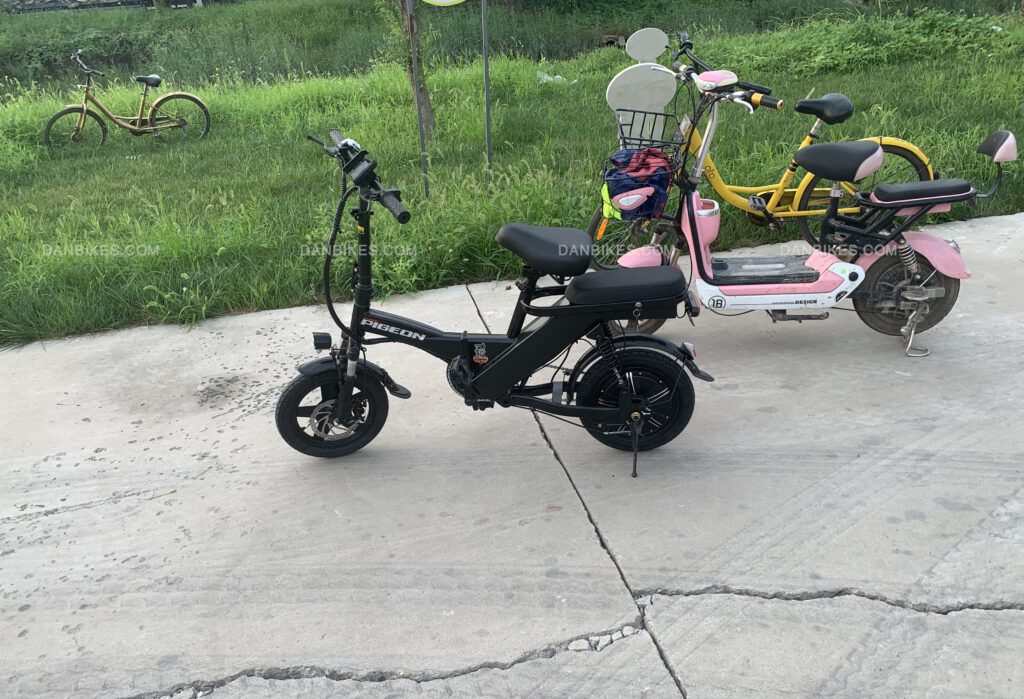 XE ĐẠP ĐIỆN GẤP GỌN CAO CẤP PIGEON P14 7 XE ĐẠP ĐIỆN GẤP GỌN PIGEON P14 PHIÊN BẢN GIẤU PIN TRONG THÂN TINH TẾ HIỆN ĐẠI