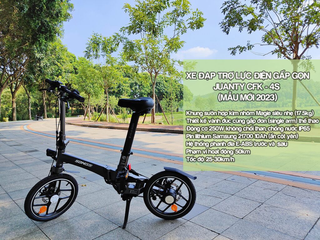 XE ĐẠP TRỢ LỰC ĐIỆN GẤP GỌN JUANTY CFK - 4S 
