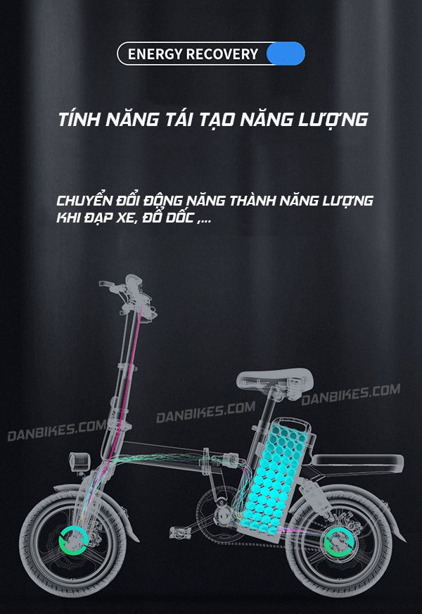 XE ĐẠP ĐIỆN GẤP GỌN G FORCE D14 16