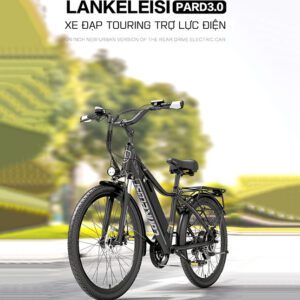 XE ĐẠP TOURING TRỢ LỰC ĐIỆN LANKELEISI PARD 3.0