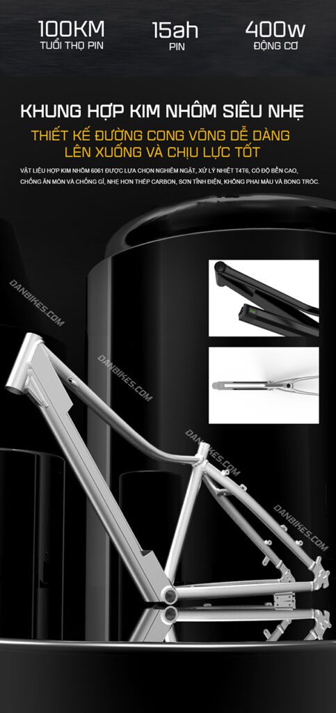 XE ĐẠP TOURING TRỢ LỰC ĐIỆN LANKELEISI PARD 3.0