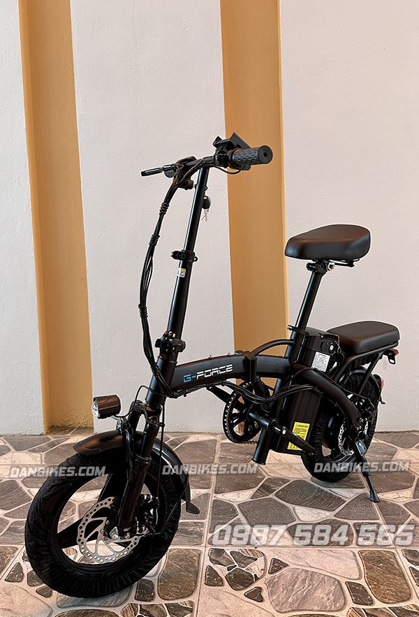 Xe đạp điện gấp gọn - Dòng xe đạp tiện lợi cho người dùng 4 XE ĐẠP ĐIỆN GẤP GỌN G-FORCE C14 TIÊU CHUẨN (3 GIẢM XÓC)