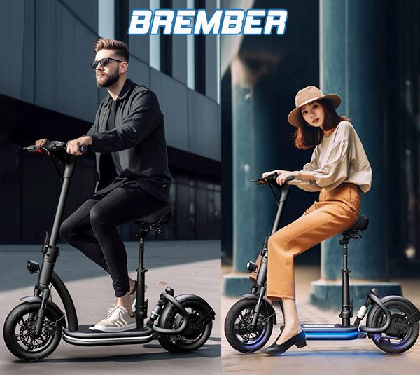 XE SCOOTER ĐIỆN BREMER S12 GẤP GỌN 7 Xe scooter điện Bremer S12 gấp gọn đa năng