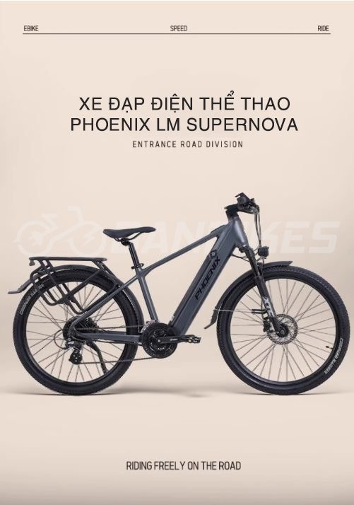 XE ĐẠP THỂ THAO TRỢ LỰC ĐIỆN PHOENIX LM SUPERNOVA 21 t8