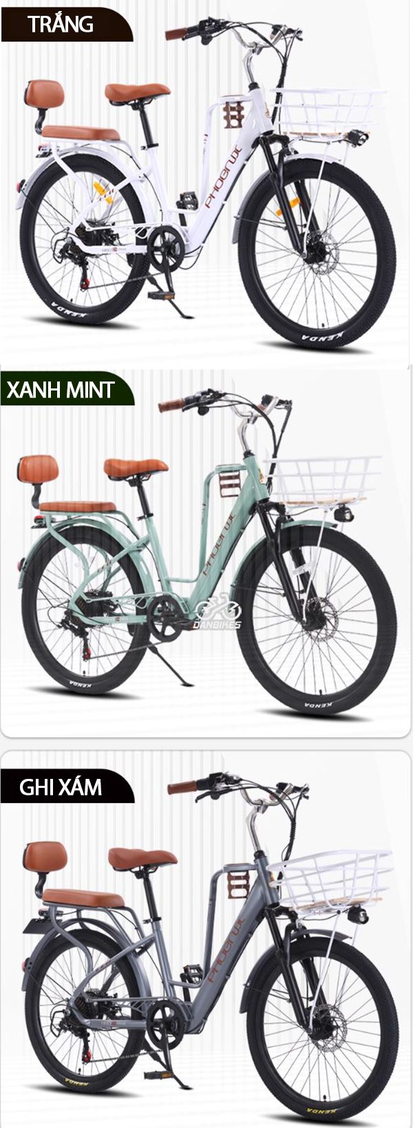 XE ĐẠP TRỢ LỰC ĐIỆN PHOENIX CF 20 6