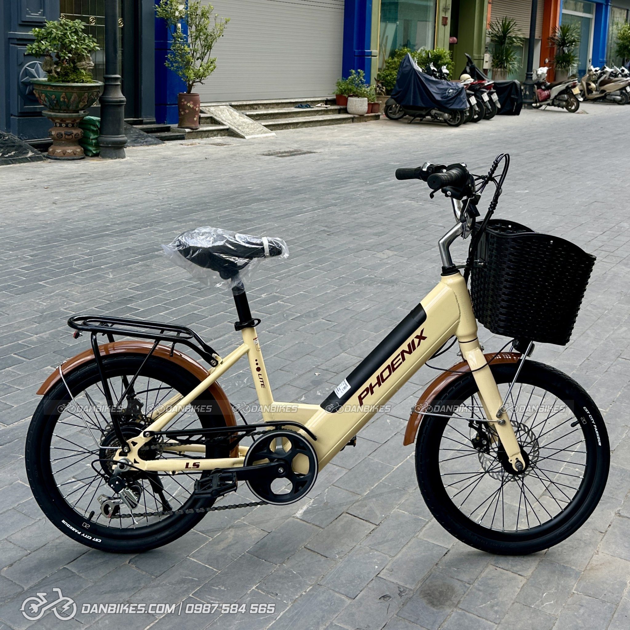 Xe Đạp Điện Trợ Lực Phoenix LS Bánh 20 Inch Minivelo Pin Có Thể Tháo Rời 7 Xe Đạp Điện Trợ Lực Phoenix LS Bánh 20 Inch Minivelo Pin Có Thể Tháo Rời